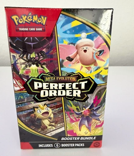 Pokémon TCG Mega Evolution Perfect Order Booster Bundle